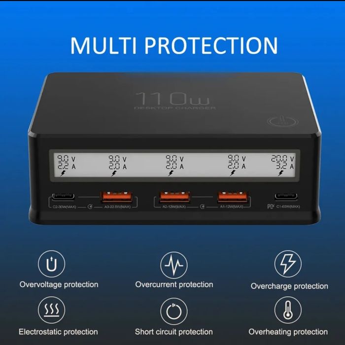 Настольное зарядное устройство ILEPO 110w