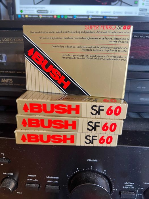 Lot 4 Normal cassettes BUSH SF 60