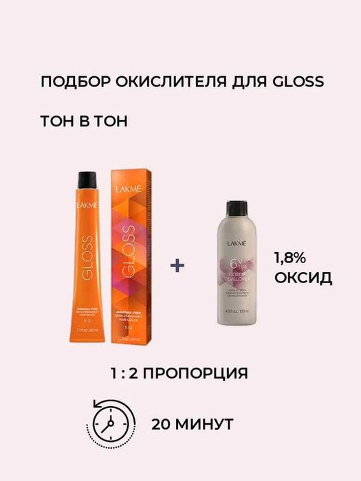 Lakme Gloss Color Rinse без аміаку тонувальна крем-фарба для волосся