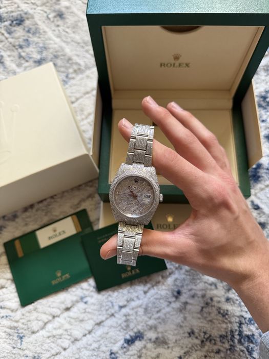 Rolex Datejust Iced Out