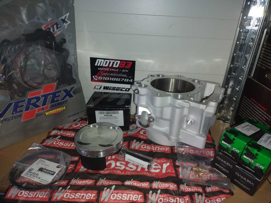 Yamaha yfm grizzly 700 rok 07-15 cylinder tłok uszczelki