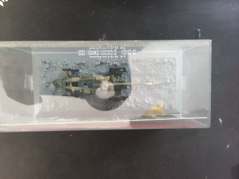 Miniatura Modelo anti tanque Alemão em caixa