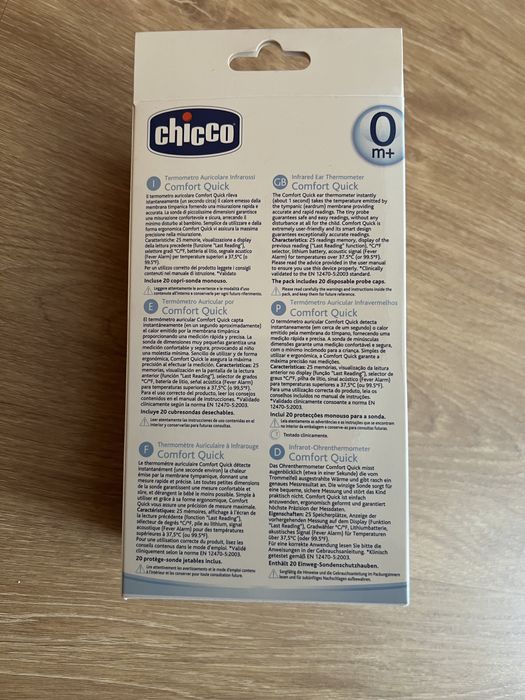 Termómetro Chicco Comfort Quick -Novo
