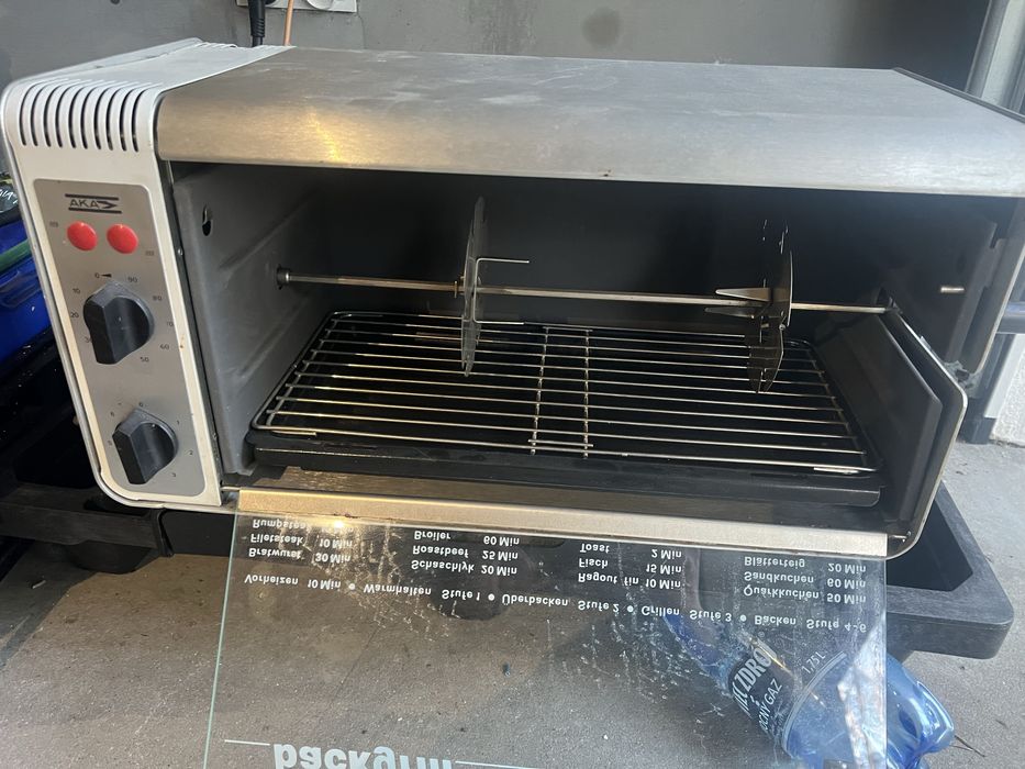 Grill rożen retro PRL DDR NRD Aka Electric Backgrill BG 100