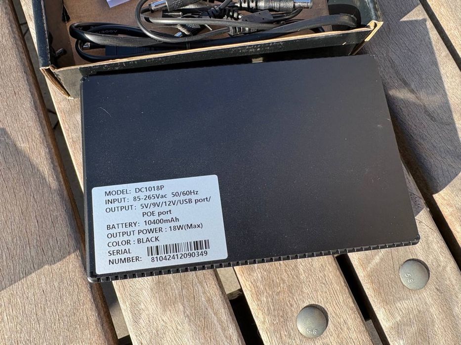 ДжБ (DC UPS) 10400mAh для Wi-Fi роутера / камери / ONT