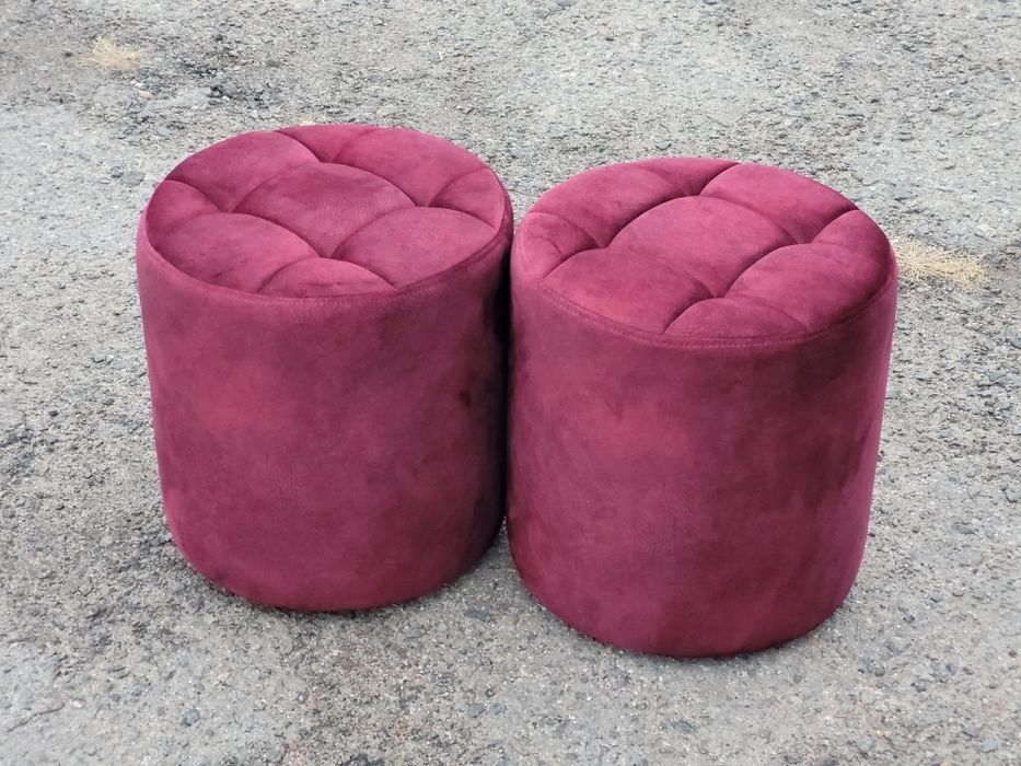 Круглый пуф, пуфик, банкетка в магазин, в детскую, в прихожую.