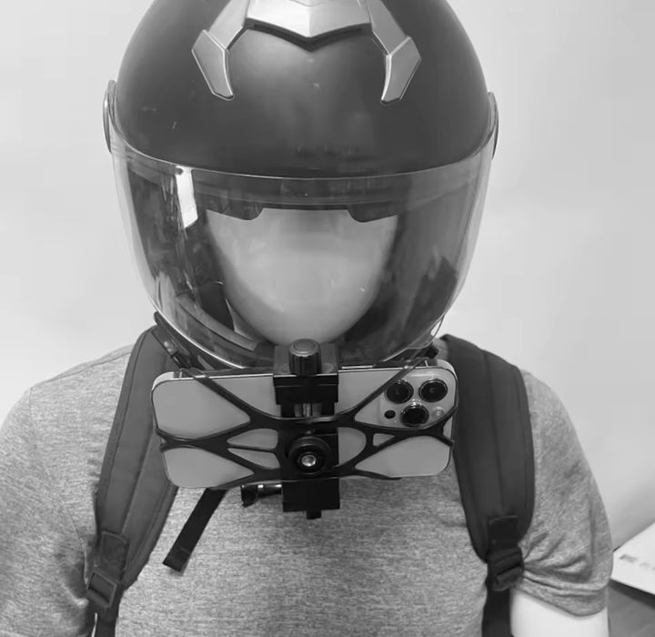 Крепление на мото шлем,кріплення на шолом для єкшн камер,телефона,GoPro-Sony-Insta 360,Dj Osmo-SJCam iPhone,Samsung-Xiaomi- Honor -Poco
