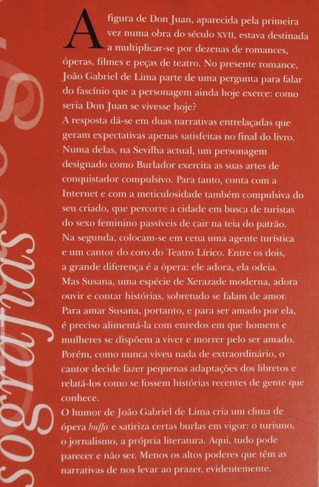 O Burlador de Sevilha de João Gabriel de Lima