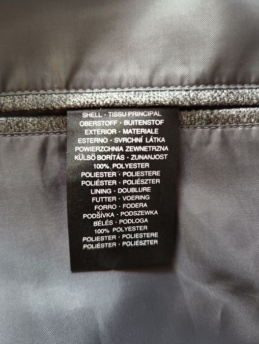 Popielata męska marynarka- plus size