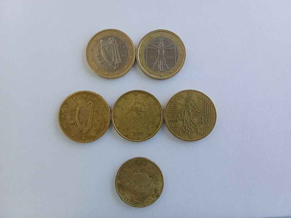 Moedas comemorativas coleção