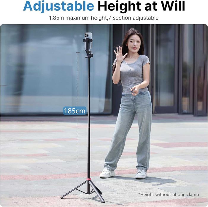 Штатив-монопод Ulanzi MT-78 185 см для телефону, камери та світла