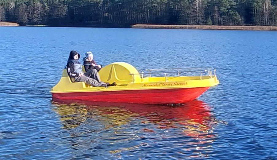 Rower wodny platforma duży 4 + 2 dzieci   pokład opaljacy