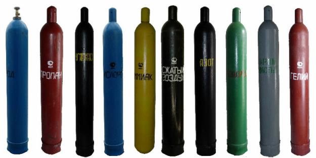 Заправка баллонов(40л): кислород, аргон, азот, углекислота, смесь, mix