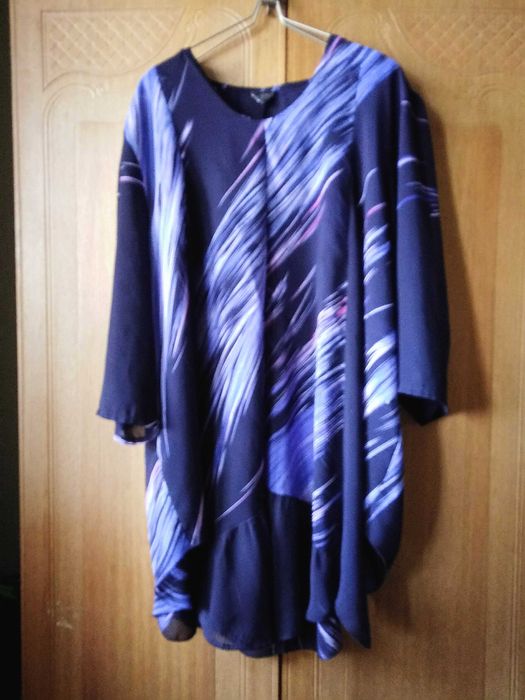 Блузон  кардиган большой размер