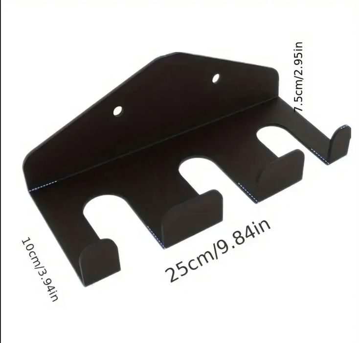 Suporte parede para 3 barras. Musculação - Novo