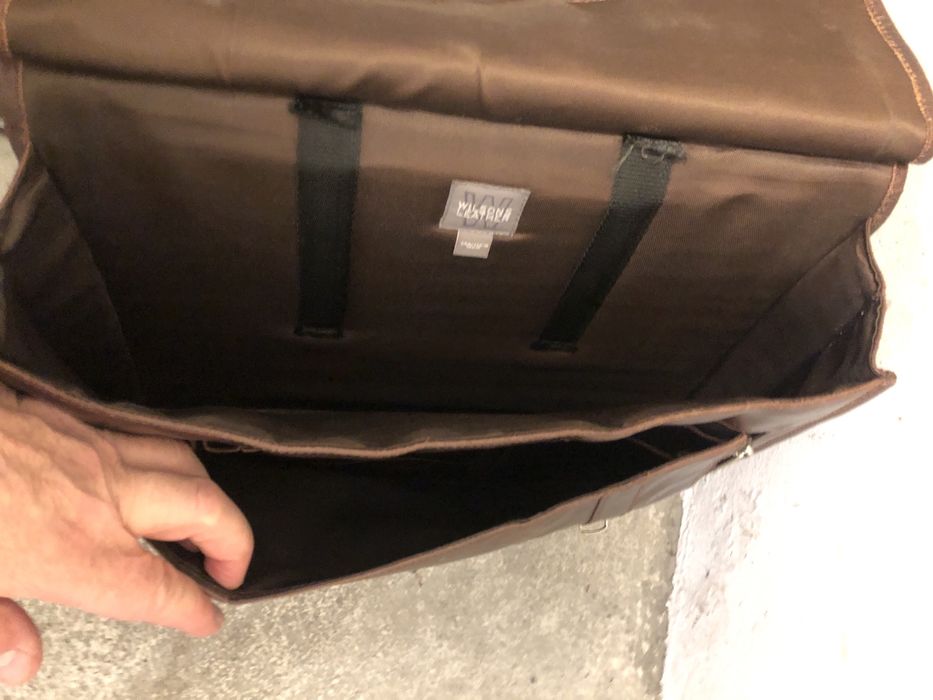 Шкіряний професорський портфель