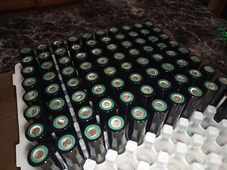 Акумулятори 21700 Panasonic, з напайкою (4500 mAh)