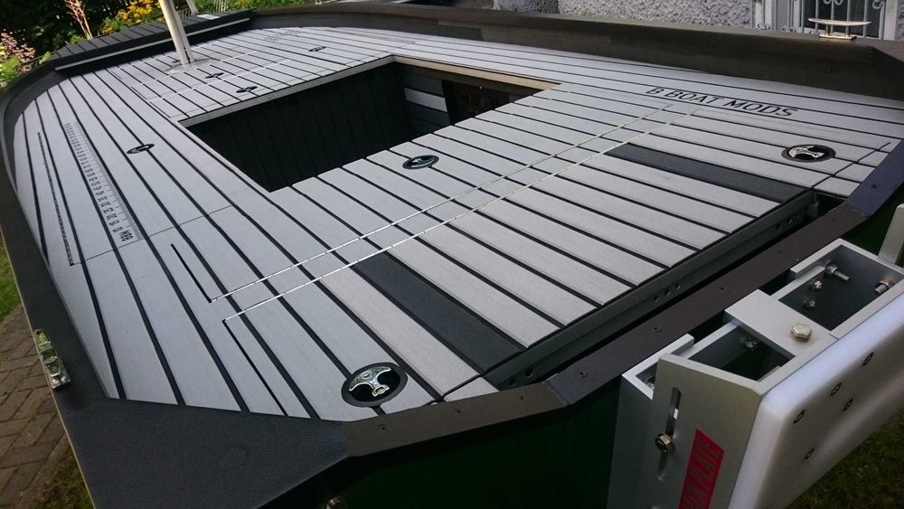 Łódź aluminiowa OMC Sea Nymph 14R, zmodyfikowana.