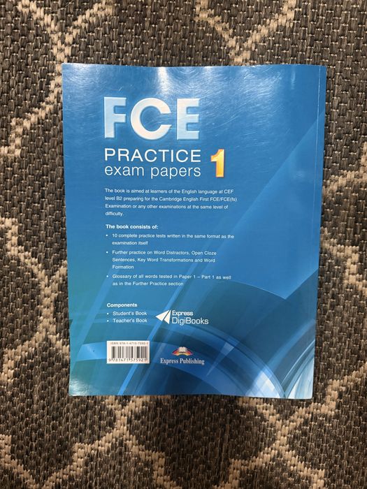 Podręcznik FCE PRACTICE  1 exam papers for the Cambridge English First FCE/FCE(fs) Examination Virginia Evans -
