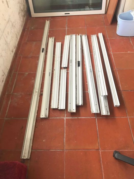 Janelas alumínio de correr com vidro duplo