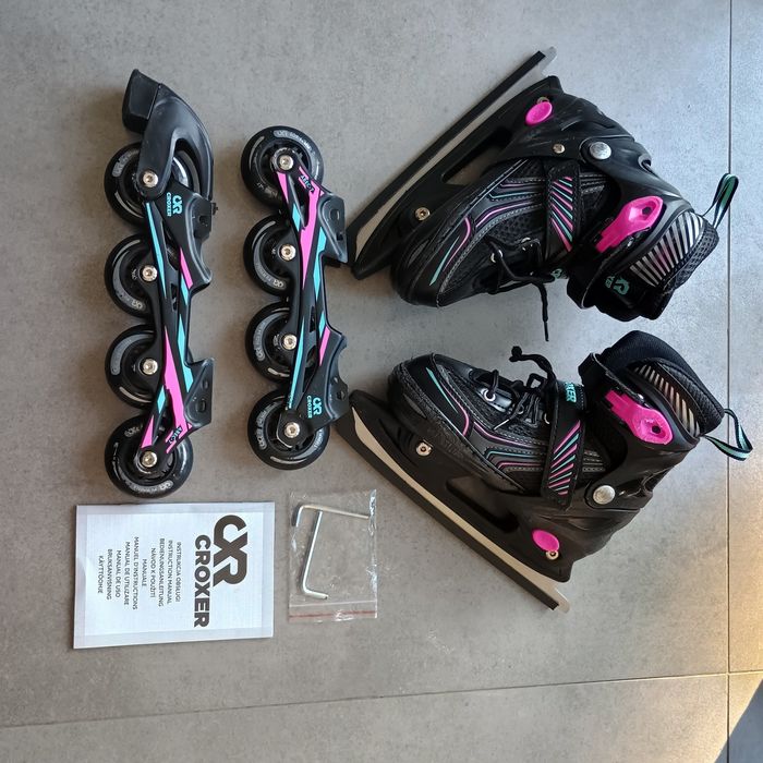 Łyżworolki regulowane rozm 31-34