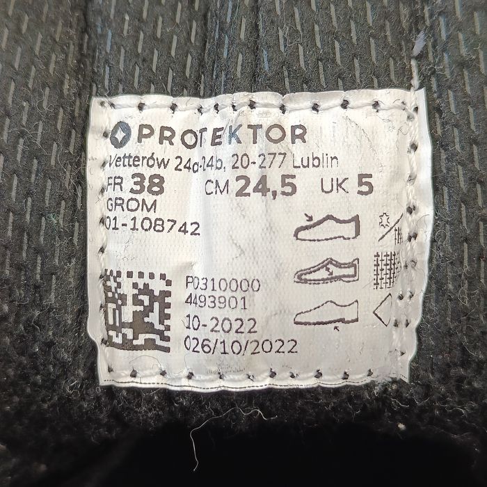 buty taktyczne Protektor GROM rozm. 38 JAK NOWE