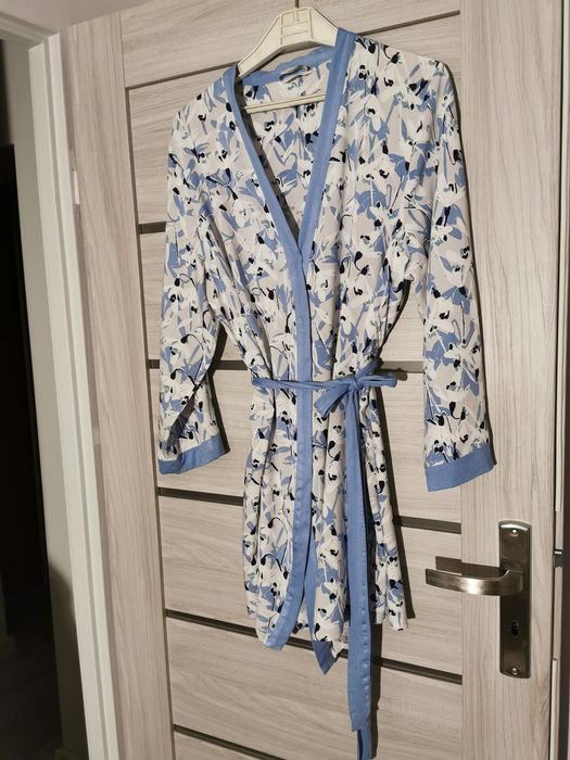 Szlafrok damski bawełna firmy M&S rozm. 44 do sanatorium