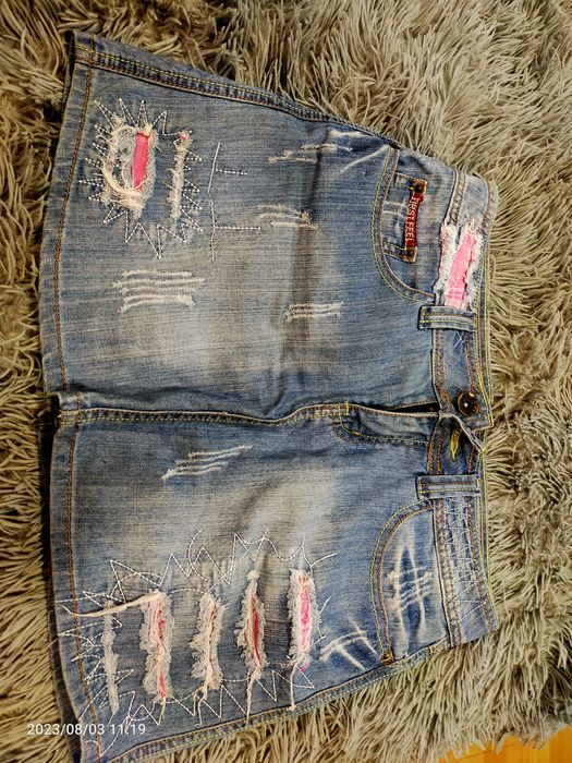 Spódniczka jeansowa XL