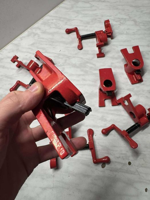 4 x Ściski Rurkowe 3/4" – Zestaw Szybkiego Zacisku do Drewna