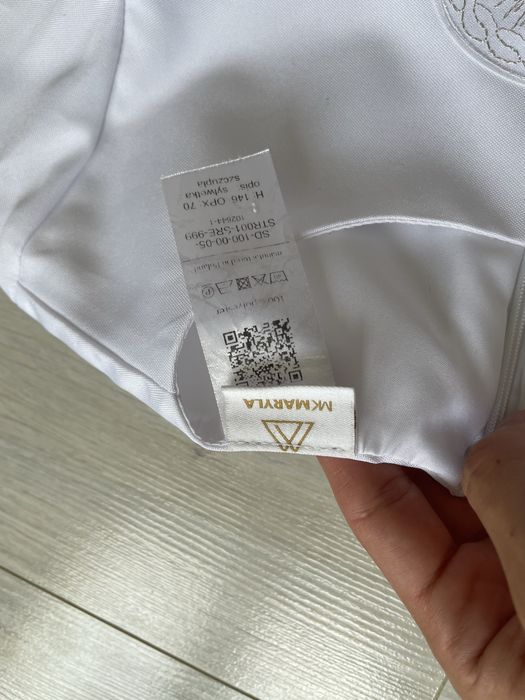 Sukienka komunijna 146/152 MK Maryla  alba na komunię sla dziewczynki