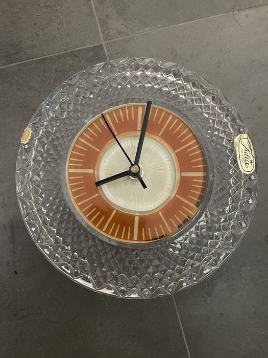 Zegar kryształowy julia, unikat rarytas