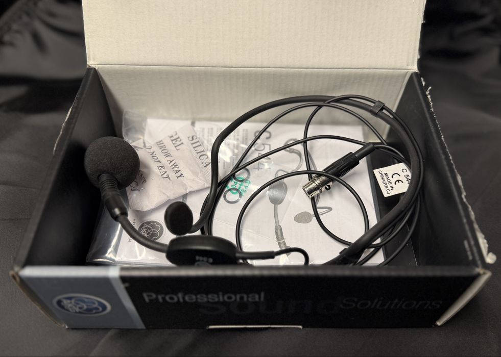 Microfone AKG C544L + Phantom Power Adapter (NOVOS)