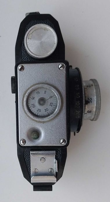 Смена-2 Фотоаппарат 1959 г.Рабочий в оригинальном кожаном чехле