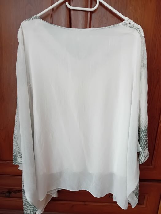 Bluzka ,szyfon szeroki rękaw, nietoperz