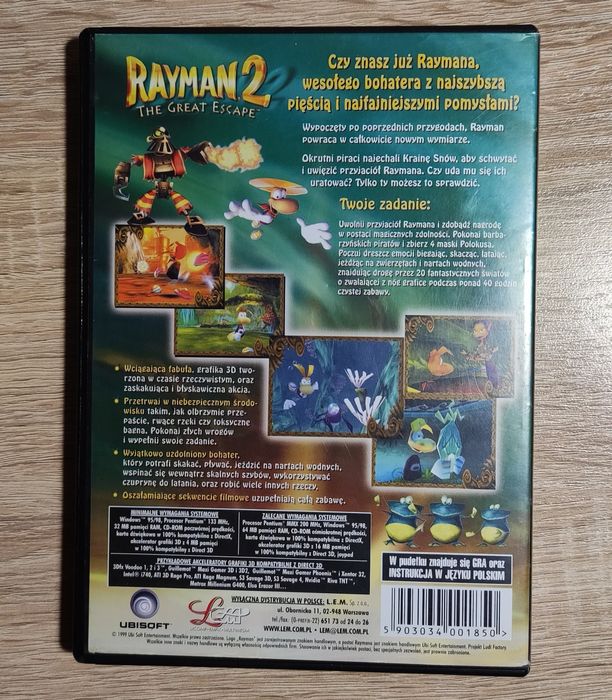 Rayman 2 The Great Escape PL