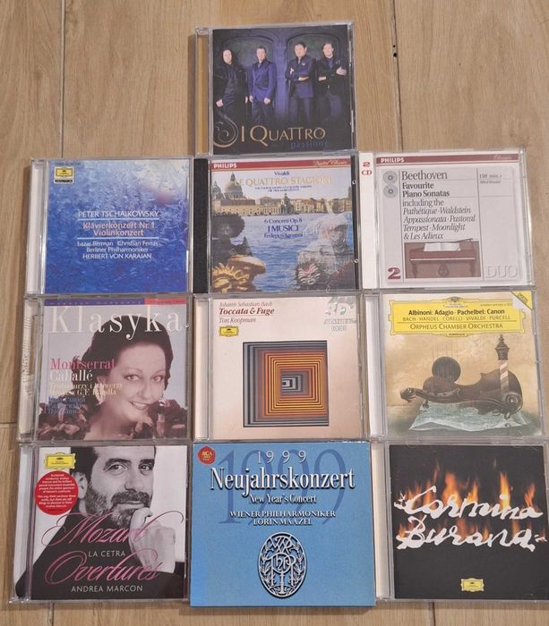 Beethoven, Vivaldi, Bach, Caballe 11 płyt CD Klasyki NAJLEPSZE WYDANIA