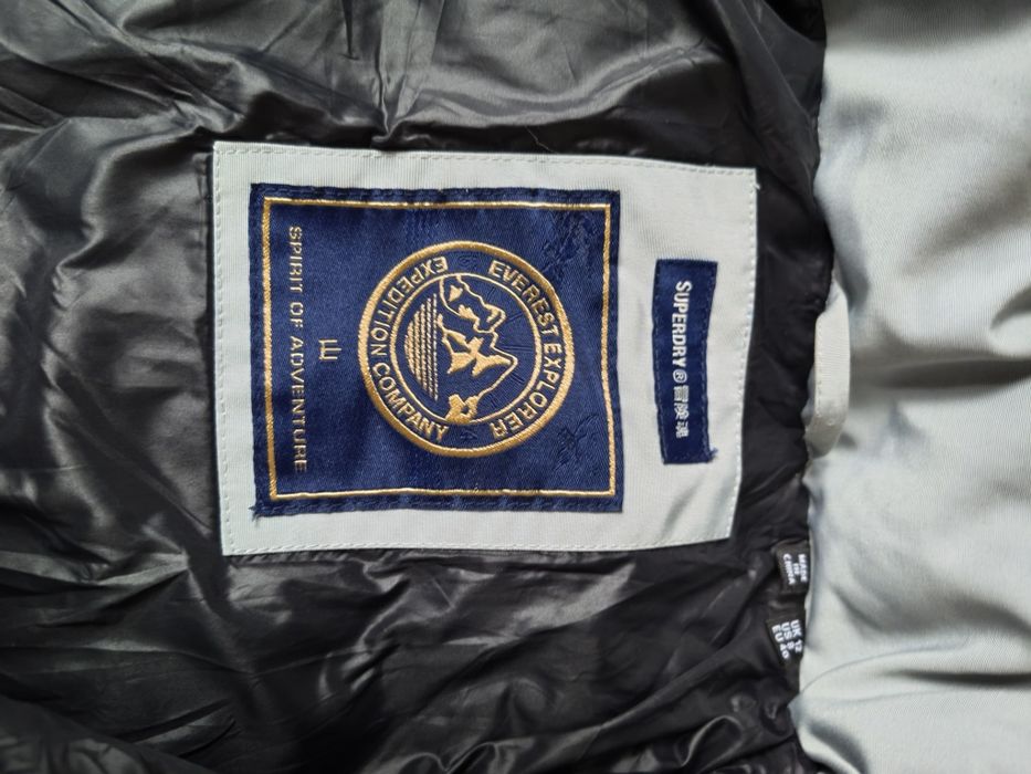 Ciepła kurtka zimowa Superdry Everest Bomber r. M/L (UK 12)