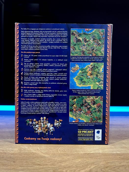 The Settlers III 3 (PC PL 1998) BIG BOX kompletne premierowe wydanie