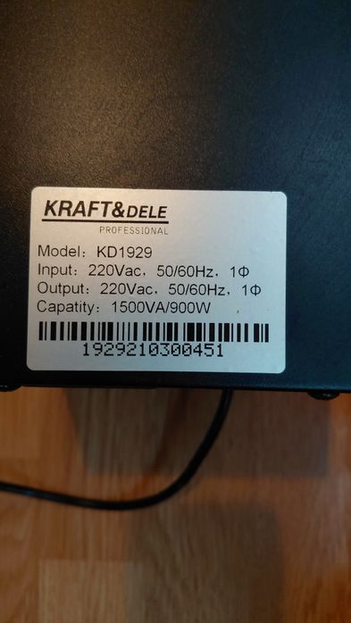 Инвертор  Kraft&Dele   24v