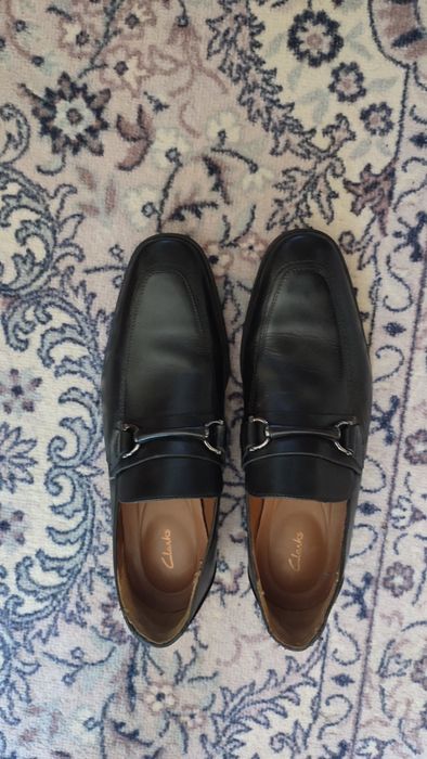 Шкіряні туфлі чоловічі Clarks нові! 41р. 270