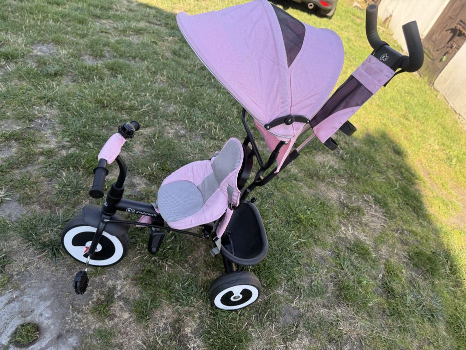 Kinderkraft rowerek 3 kolowy rozowy