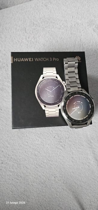 Smartwatch Huawei watch 3 pro Elite Titanium Gray zegarek