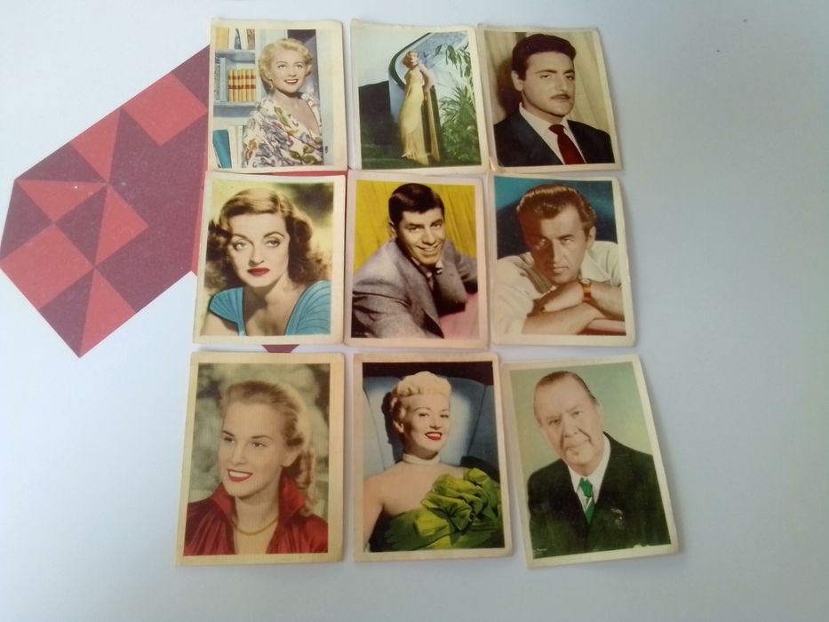 Cromos antigos atores cada 1,50€ , tenho de outras coleções