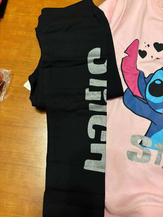 Conjunto Stitch Rosa