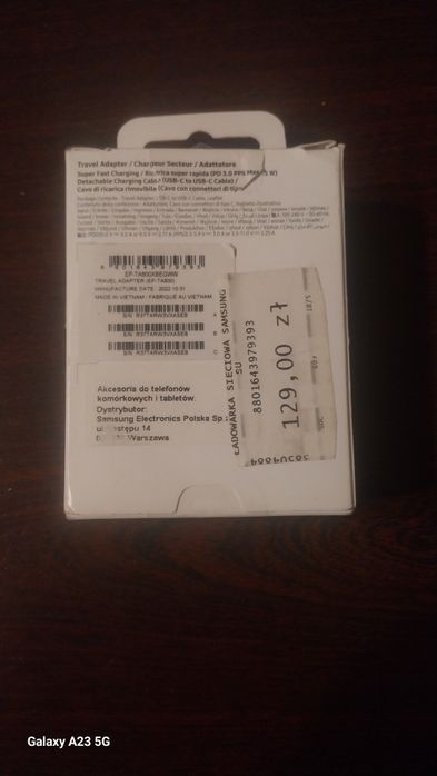 Ładowarka sieciowa Samsung