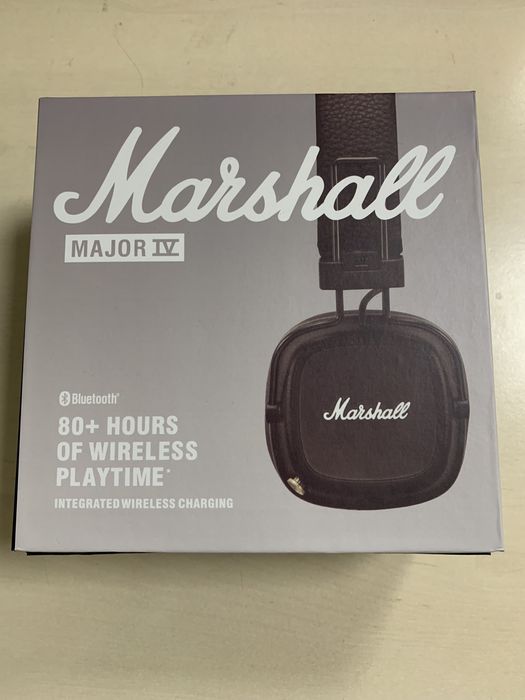 навушники Marshall major IV коричневі