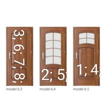 Drzwi Wewnętrzne PORTA NOVA  - Model 6.3