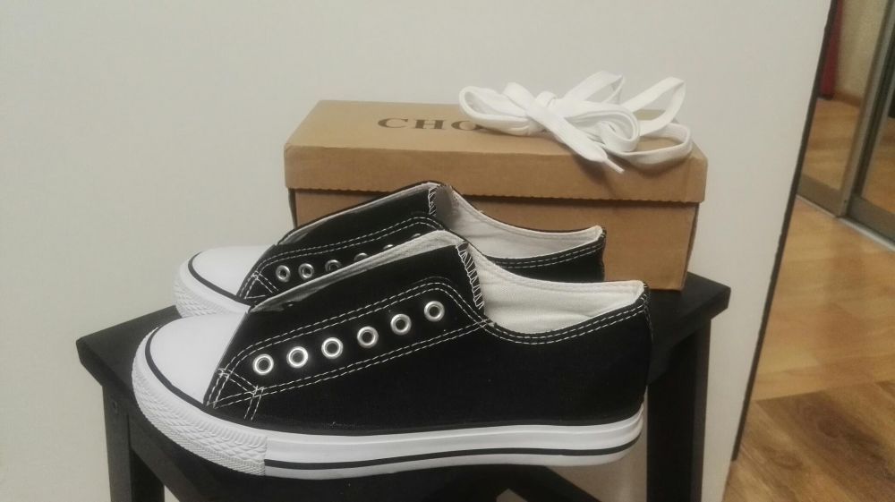 czarne trampki NOWE!
