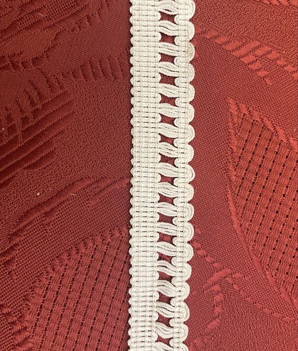 koronka  bawelna biala  szer 2 cm dl  5 m