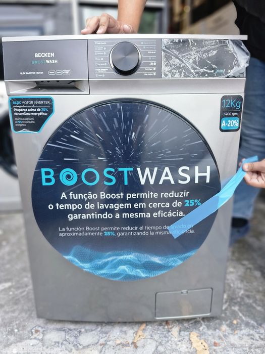 Máquina de lavar  roupa becken 12kg  cinza